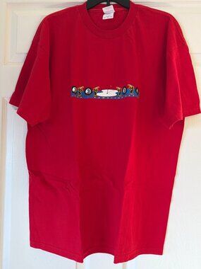 Tennessee River Red T-Shirt XL With Hawaiian Golf Graphic Pre-Shrunk Cotton Made